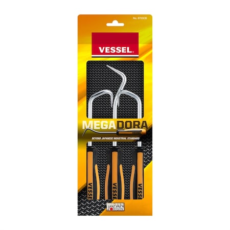 Vessel Megadora Hose Remover 3Pcs (S/R/L) Set 970HR3PB